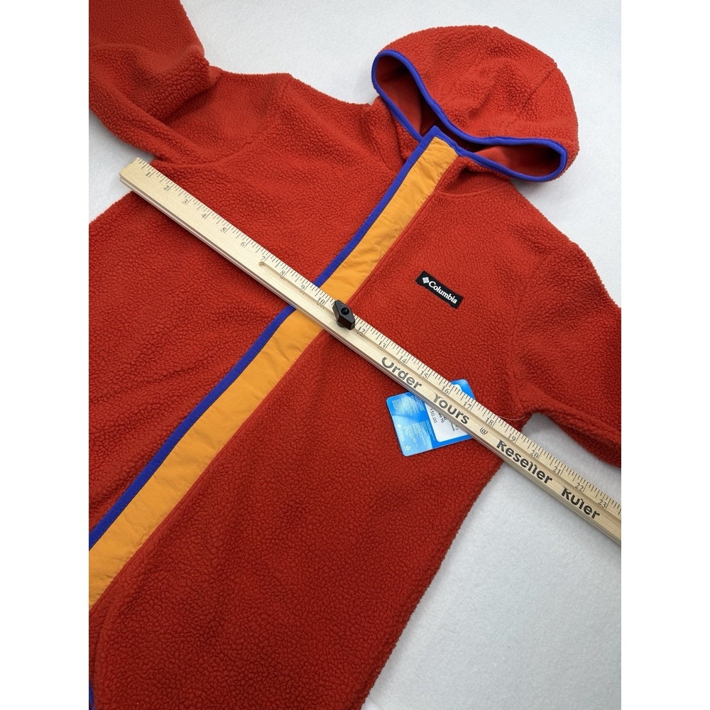 Columbia Kids' Highland Pine Full-Zip Fleece Hoodie Red XL NWT - Picture 6 of 7